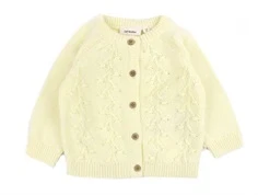 Lil Atelier lemon icing strikcardigan